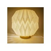 Coollux opvouwbare Origami-geïnspireerde papieren LED-lamp Luna 25cm - Natuur