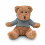 JOHNNY T - Teddybeer met T-shirt - Grijs