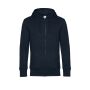 B&C KING Zipped Hood, Navy Blue, 4XL