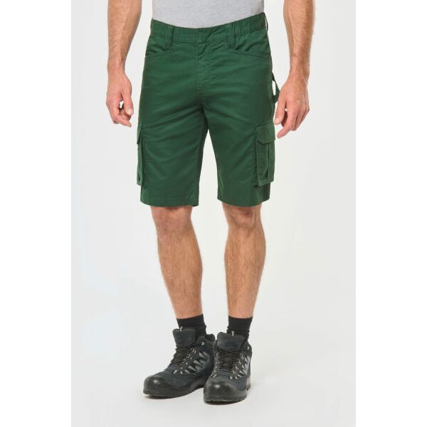 Ecologische heren bermuda met meerdere zakken White 5XL Ecologische heren bermuda met meerdere zakken White 5XL