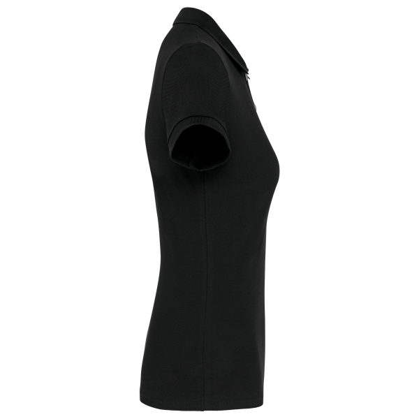Polo Supima® manches courtes femme Black XS Polo Supima® manches courtes femme Black XS