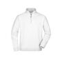 Round-Neck Zip white 3XL