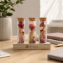 Dried Flowers - Trio tube & wood, Multicolor Dried Flowers - Trio tube & wood, Multicolor