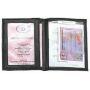 CreativDesign® ID-kaarthouder "CD" zwart/rood