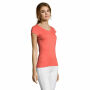 MOON - MOON dames t-shirt 150g - 3XL - Koraal