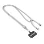 Crossbody, trendy duotone lanyard telefoonhouder van polyester