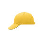 6 Panel Sandwich Cap gold yellow/navy one size