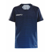 *Pro Control stripe jersey jr navy/cobolt 122/128