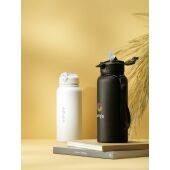 AquaSteel XL Wide RCS Recycled Water Bottle 900 ml - wit