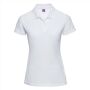 RUS Ladies Classic Polycot. Polo, White, XXL
