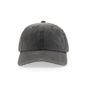 BEAU AWARE™ Washed 6 panel 270gsm cotton twill cap, zwart