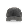 BEAU AWARE™ Washed 6 panel 270gsm cotton twill cap, zwart BEAU AWARE™ Washed 6 panel 270gsm cotton twill cap, zwart