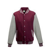 burgundy / heather grey