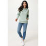 IQONIQ Rila lichtgewicht gerecycled katoen hoodie, iceberg green (L)