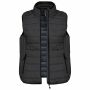 Ladies' lightweight sleeveless down jacket marl dark grey XXL