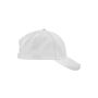 Brushed 6 Panel Cap white one size