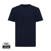 Iqoniq Kakadu relaxed gerecycled katoen t-shirt, donkerblauw (XXL)