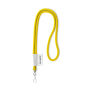 Polyester 2-kleurige koord-lanyard met full color label
