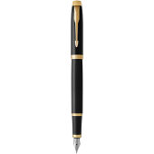Parker IM vulpen (blauwe inkt) - Zwart/Goud