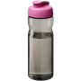 H2O Active® Eco Base 650 ml sportfles met kanteldeksel - Charcoal/Magenta