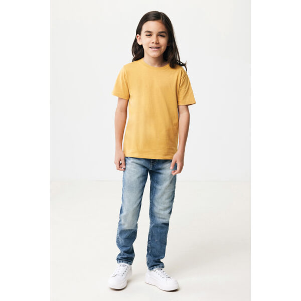 IQONIQ Koli kids lichtgewicht gerecycled katoen t-shirt, ochre yellow (1112) IQONIQ Koli kids lichtgewicht gerecycled katoen t-shirt, ochre yellow (1112)