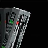 SCX.design T20 30-delige schroevendraaier- en reparatieset in aluminium koffer - Zwart