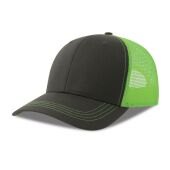 DARK GREY / FLUO GREEN