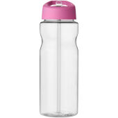 H2O Active® Base 650 ml bidon met fliptuitdeksel - Transparent/Roze
