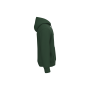 Ecologische uniseks sweater met capuchon Forest Green 4XL