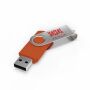 USB Stick Twister (Oranje, 4GB 2.0)