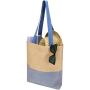 Rhythm draagtas van stro-papier, 10 liter - Oceaanblauw Rhythm draagtas van stro-papier, 10 liter - Oceaanblauw