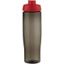 H2O Active® Eco Tempo drinkfles van 700 ml met klapdeksel - Rood/Charcoal