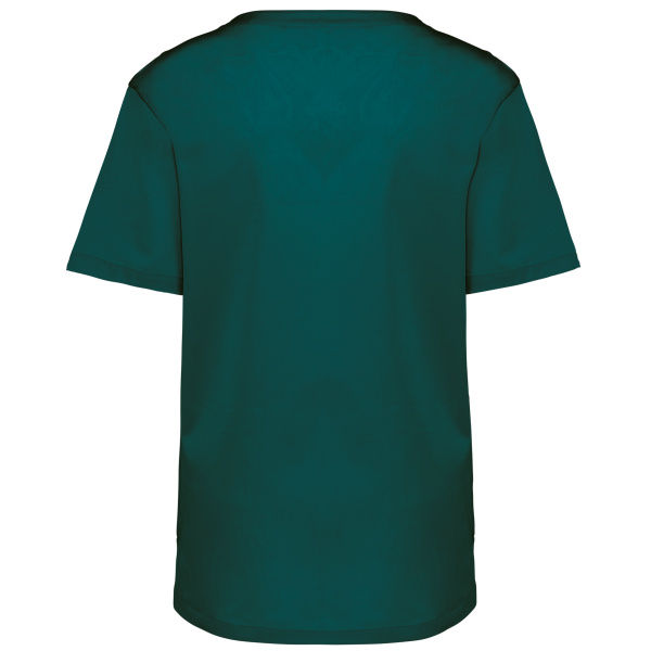 Unisex tuniek met korte mouwen van polykatoen Emerald Green M Unisex tuniek met korte mouwen van polykatoen Emerald Green M