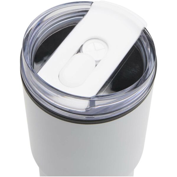 Westin 540 ml RCS gerecyclede dubbelwandige thermosbeker met rietje - Wit Westin 540 ml RCS gerecyclede dubbelwandige thermosbeker met rietje - Wit