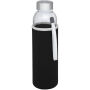 Bodhi 500 ml glazen drinkfles - Zwart