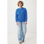 IQONIQ Etosha lichtgewicht gerecycled katoen sweater, royal blue (M)