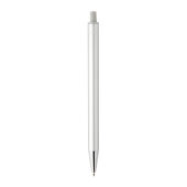 Amisk RCS-gecertificeerde pen van gerecycled aluminium, zilver, grijs