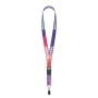 Afneembare RPET Sublimatie-koord met bulldogclip