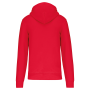 Ecologische herensweater met capuchon en ritssluiting Red 4XL