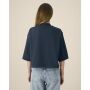 Stella Raya - Het dames cropped T-shirt van gerecycled katoen - XS