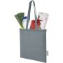 Madras 140 g/m2 GRS recycled cotton tote bag 7L - Grey