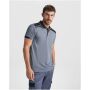 Samurai 160 g/m2 unisex antibacteriële polo met korte mouwen - Marineblauw/Koningsblauw - S