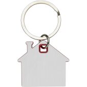 Nook huisvormige sleutelhanger - Rood