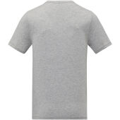 Somoto Heren T-shirt met V-hals en korte mouwen - Gemêleerd grijs - XS