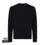 Iqoniq Etosha lichtgewicht gerecycled katoen sweater, zwart (5XL)