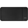 Loop powerbank van 10.000 mAh van gerecycled plastic - Zwart