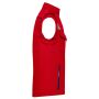 Workwear Softshell Vest - COLOR - red/navy S