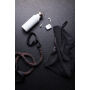 VINGA RPET Active Dry handdoek 40x80, zwart