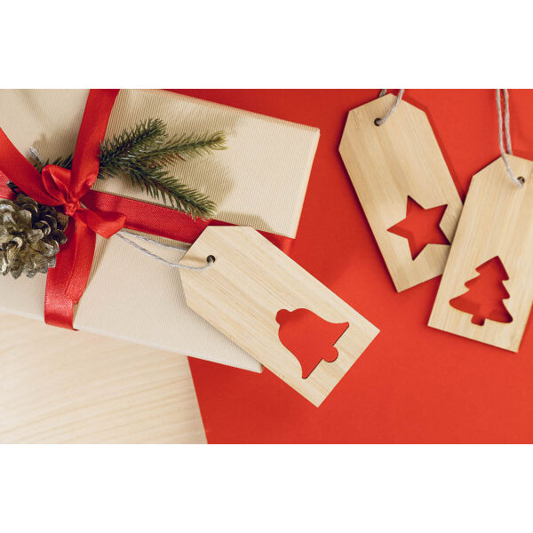 BamTag - bamboe cadeau label, bel BamTag - bamboe cadeau label, bel