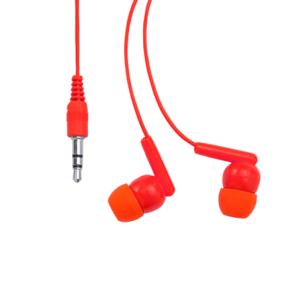 PUNK Oordopjes met kabel in case - rood PUNK Oordopjes met kabel in case - rood